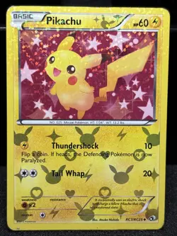 Pokemon Pikachu TCG RC7/RC25 Legendary Treasures Holo Card - Image 1