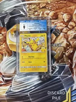 McDonald's Pikachu 25th Anniversary Promo Card Cgc 9 Graded - Image 1