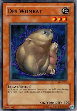 Yu-Gi-Oh TCG Des Wombat TLM-EN031 Unlimited Regular Common Card NM - Image 1