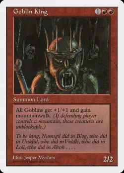 Anthologies MTG 1 Goblin King Magic - Image 1