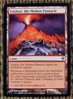 Valakut, the Molten Pinnacle – Zendikar NM | Iconic Modern Land | MTG Rare - Image 1