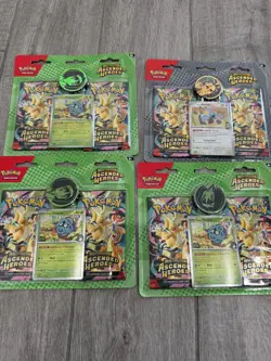 Pokemon TCG Mega Evolution Ascended Heroes 2 Pack Blister X4 US Seller In Hand - Image 1