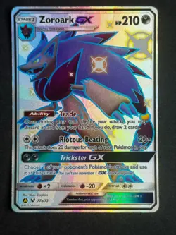Zoroark GX 77a/73 Alternate Art Hidden Fates Shiny Pokemon TCG MP - Image 1