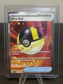 Ultra Ball 264/217 ASC Full Art Holo Trainer-Item Pokemon Card NM - Image 1