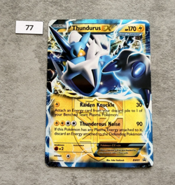 Thundurus EX (Team Plasma) BW81 Black & White Holo 2013 Pokemon - Image 1