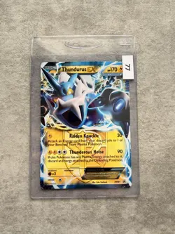 Thundurus EX (Team Plasma) BW81 Black & White Holo 2013 Pokemon - Image 3