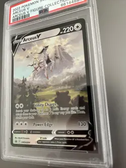 2022 Pokemon SWSH Black Star Promo Arceus V Arceus V Figure CSWSH204 PSA 9 Mint! - Image 2