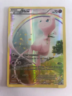 Pokemon TCG Mew XY110 Holo Black Star Promo Full Art 2016 - Image 1