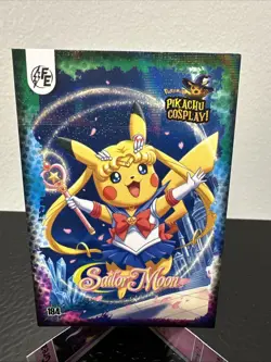 Sailor Moon (Pikachu) #194 - Galaxy Holo - Electric Pikachu Cosplay - Pokemon - Image 1
