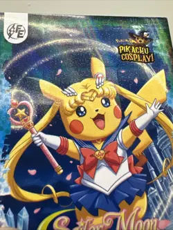 Sailor Moon (Pikachu) #194 - Galaxy Holo - Electric Pikachu Cosplay - Pokemon - Image 2