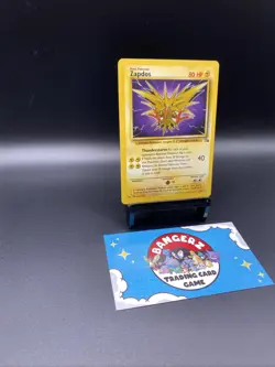 Pokemon TCG Zapdos 30/62 Fossil Unlimited Non-Holo Rare - Image 3