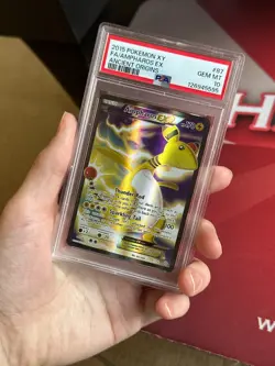 AMPHAROS 87/98 Ancient Origins PSA 10 GEM MINT FULL ART Pokemon TCG card NEWCERT - Image 2