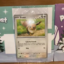 Pikachu 025/165 & Eevee 133/165 POKEMON TOGETHER Pokemon Card Sealed Poke Post - Image 2