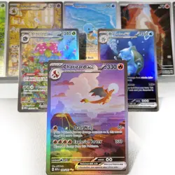 Pokemon 151 PKM Cards Holographic Ex GX Rare Collection Battle Toys Gifts for - Image 2
