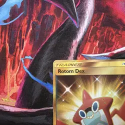 Pokemon TCG Rotom Dex Holo Secret Rare Card 159/149 Sun & Moon Base Set - Image 4