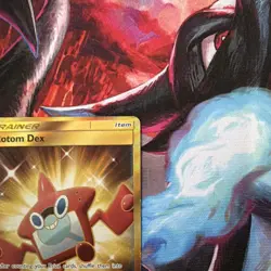 Pokemon TCG Rotom Dex Holo Secret Rare Card 159/149 Sun & Moon Base Set - Image 5