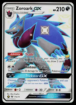 Pokemon Card - Zoroark GX Alternate Art Promos 77a/073 Holo - Image 1