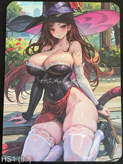 🔥 HS1 81 Sorceress Dragon's Crown Hot & Spicy Waifu Anime A6 Board Card - Image 1