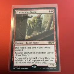 MTG 1x Conspicuous Snoop # 139 Core Set 2021 M21 Magic the Gathering Card x1 NM - Image 1