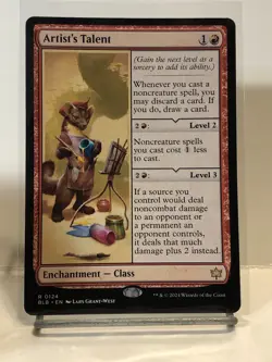Artist's Talent (Non-foil) Bloomburrow 0124 Rare MTG - Image 1