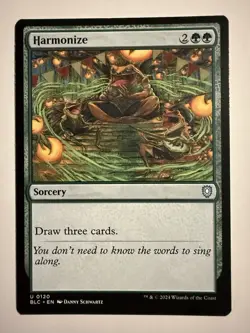 Harmonize NM MTG Bloomburrow BLB BLC Magic - Image 1