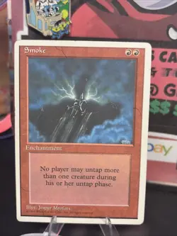 MTG Smoke, 4th edition HEAVILY PLAYED MAGIC THE GATHERING - Image 2