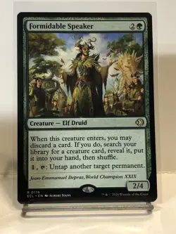 Formidable Speaker (Non-foil) Lorwyn Eclipsed 0176 Rare MTG - Image 1