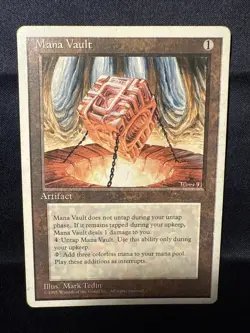 Mana Vault Fourth Edition MTG MP - Image 1