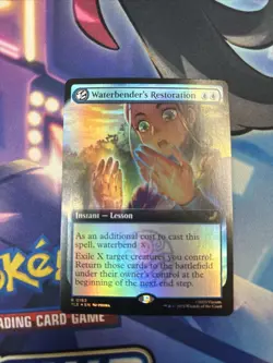 Waterbender's Restoration Avatar: The Last Airbender Extended Art Foil Rare - Image 1