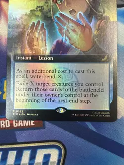 Waterbender's Restoration Avatar: The Last Airbender Extended Art Foil Rare - Image 2