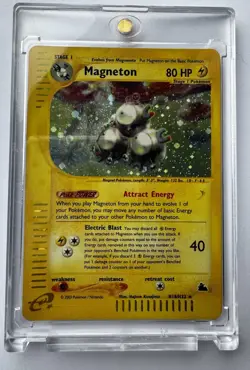 Pokemon TCG Magneton Holo RARE 2003 Vintage Card H18/H32 - Image 1