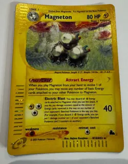 Pokemon TCG Magneton Holo RARE 2003 Vintage Card H18/H32 - Image 2