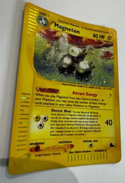 Pokemon TCG Magneton Holo RARE 2003 Vintage Card H18/H32 - Image 3