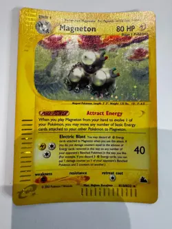 Pokemon TCG Magneton Holo RARE 2003 Vintage Card H18/H32 - Image 5