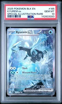 Pokemon TCG Black Bolt #165 Kyurem ex Special Illustration Rare PSA 10 GEM MT - Image 1
