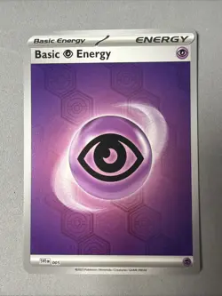 Pokemon TCG * SVE 005 PSYCHIC REVERSE HOLO * BASIC ENERGY HOLO * FRESH PK - Image 1