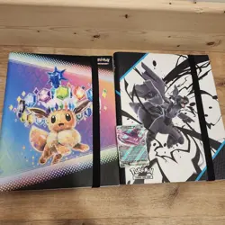 Binder ONLY Pokemon TCG Scarlet & Violet Prismatic Evolutions Black Bolt + Bonus - Image 1