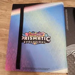 Binder ONLY Pokemon TCG Scarlet & Violet Prismatic Evolutions Black Bolt + Bonus - Image 5