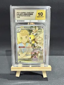 Lillie's Ribombee 164/159 Sv09 Ace 10 GEM MINT English Pokemon TCG - Image 1
