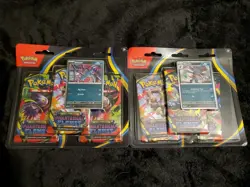 Pokemon TCG Mega Evolution Phantasmal Flames 3 Pack Blister Sneasel And Weavile - Image 1