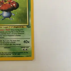 Pokemon TCG Vileplume Jungle 15/64 Unlimited Holo Rare Vintage 1999 WoTC - LP - Image 4