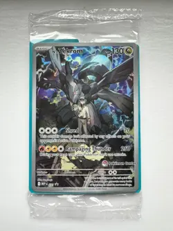 Pokemon TCG N's Zekrom 31 Promo Ascended Hero's ETB Pokemon Center Stamp Sealed - Image 1