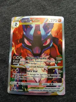 Pokemon TCG Lucario VSTAR SWSH291 Crown Zenith ETB Black Star Promo NM - Image 1