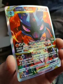 Pokemon TCG Lucario VSTAR SWSH291 Crown Zenith ETB Black Star Promo NM - Image 3