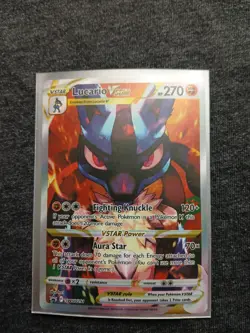 Pokemon TCG Lucario VSTAR SWSH291 Crown Zenith ETB Black Star Promo NM - Image 4