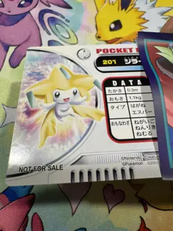 Pokemon Bandai Carddass Zukan Jirachi #201 White Back Limited Promo Japanese - Image 3