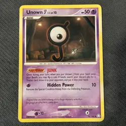 Unown J 76/146 Pokemon Legends Awakened Uncommon 2008 LP - Image 1