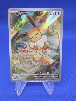 Pokemon SV Scarlet & Violet Eevee 173 Black Star Promo NM - Image 1
