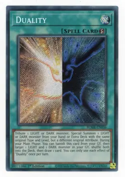 Yugioh Duality BLMR-EN036 Secret Rare 1st NM - Image 1