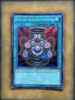 Yugioh Pot of Acquisitiveness INOV-EN065 Super Rare NM - Image 1
